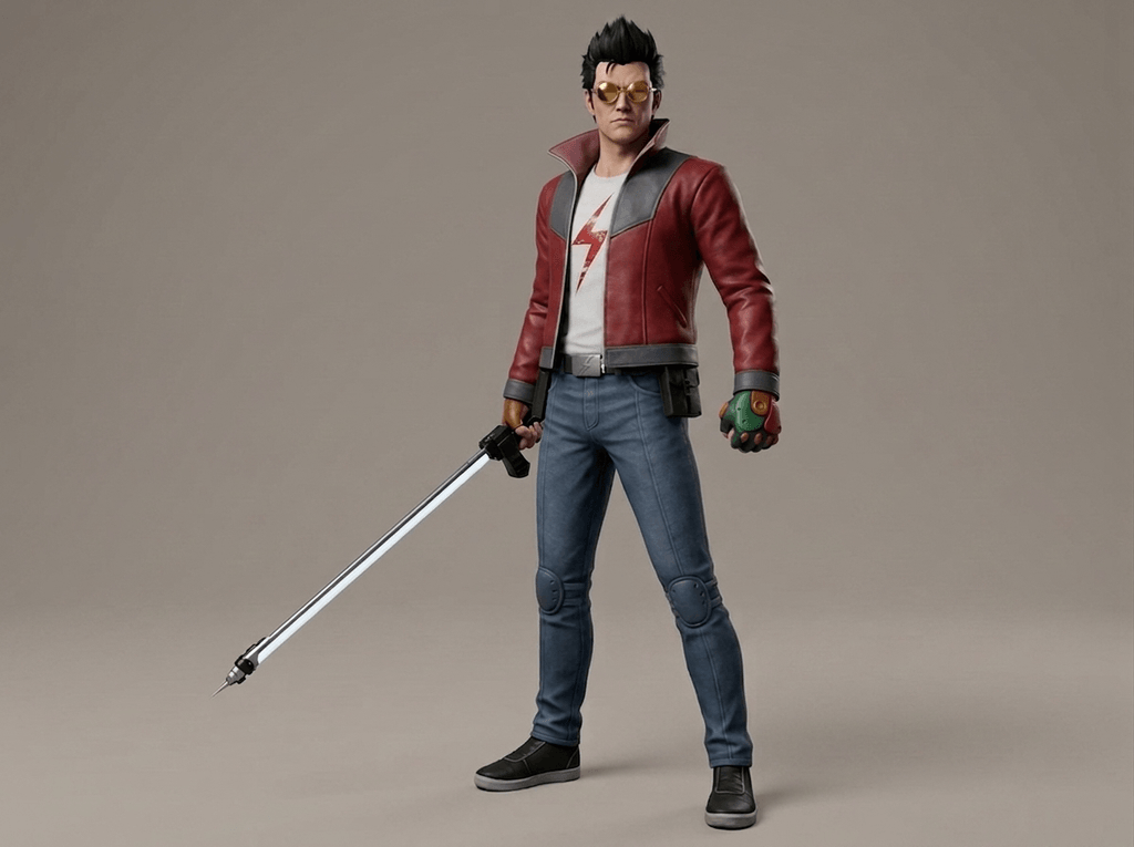 Vintage Video Games - No More Heroes - Travis Touchdown - 2008