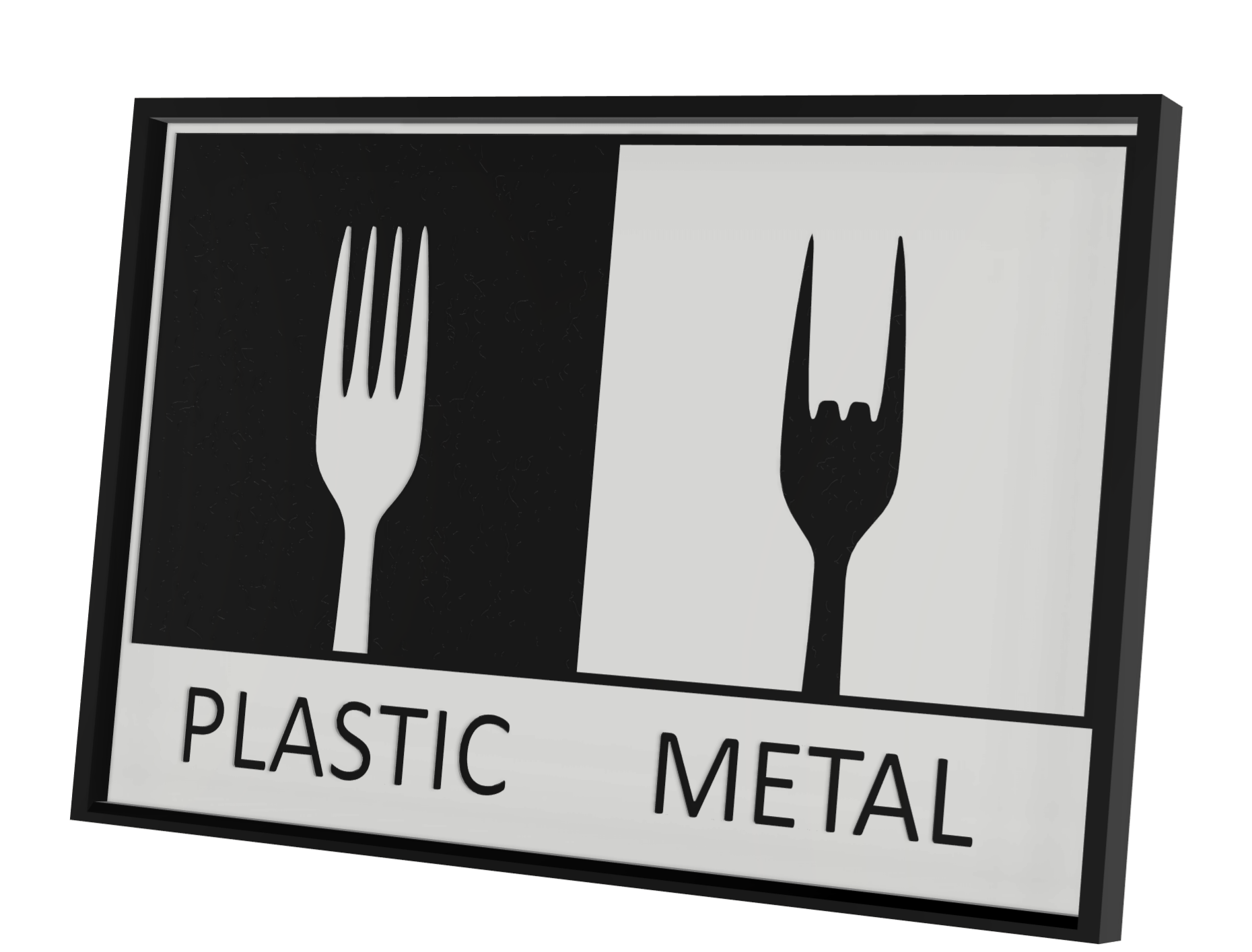 Fun sign for rock and metal fans