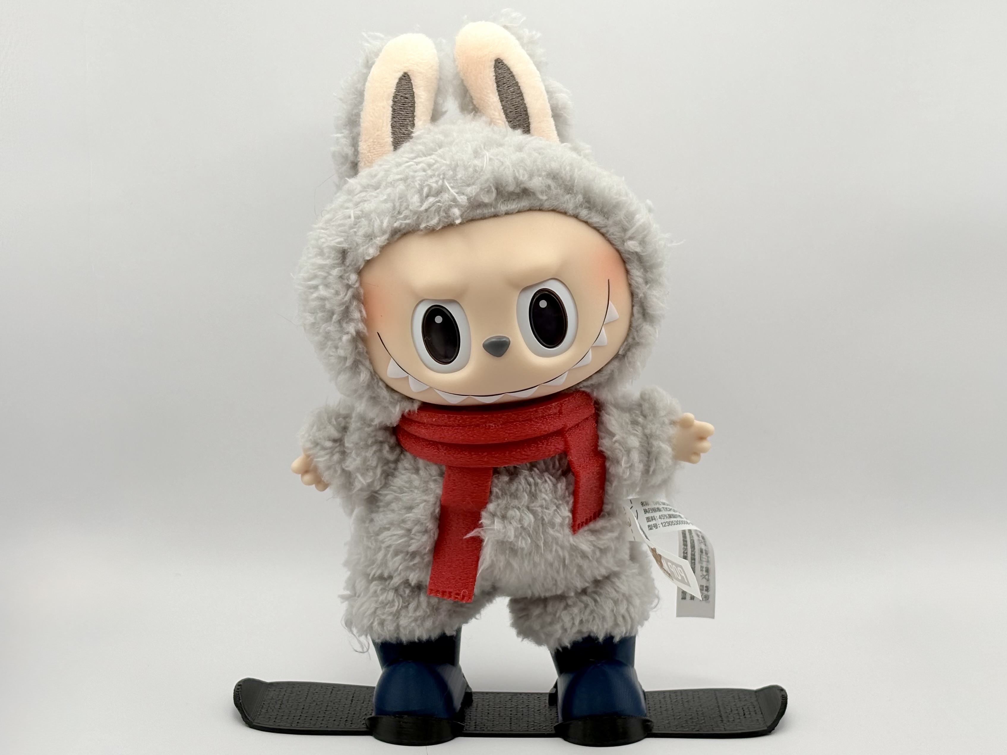 Miniature Snowboard for Labubu - Snug Fit - Boots Too