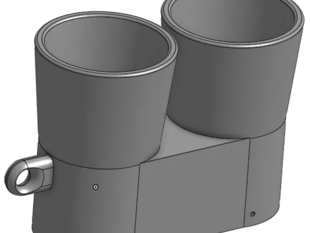 Can/cup holder with magnetic base