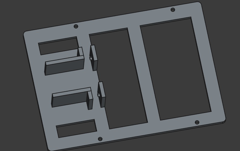 Internal USB Mount on 3.5 HDD base