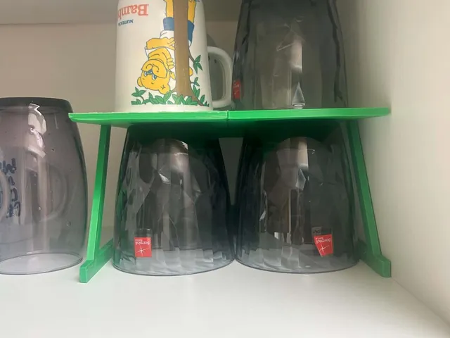 Glas shelf