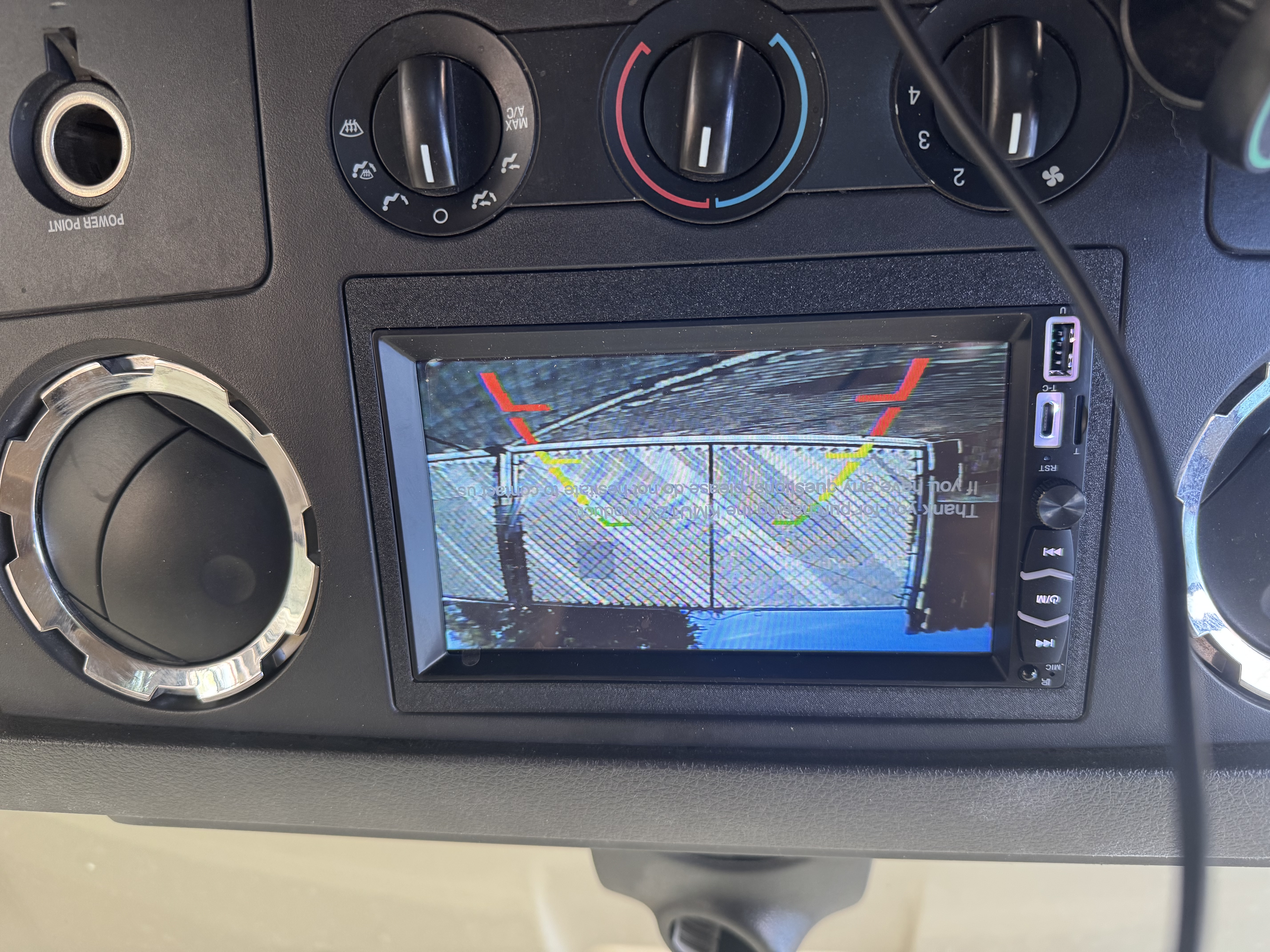 Ford F250 double din 7" stereo bezel