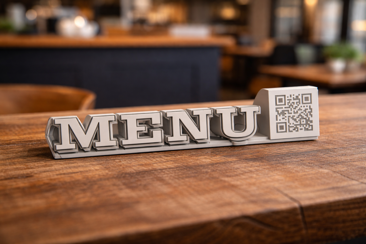 MENU QR PLATE
