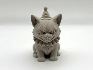 Creepy Clown Cat