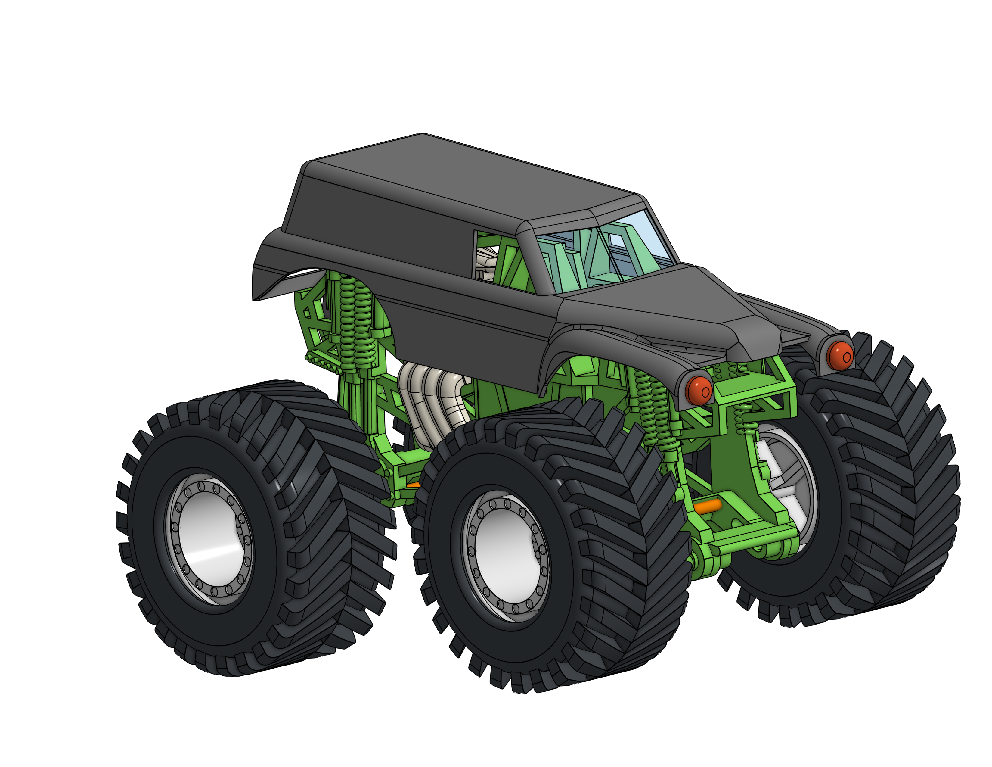 Monster Truck 1:24 grave digger