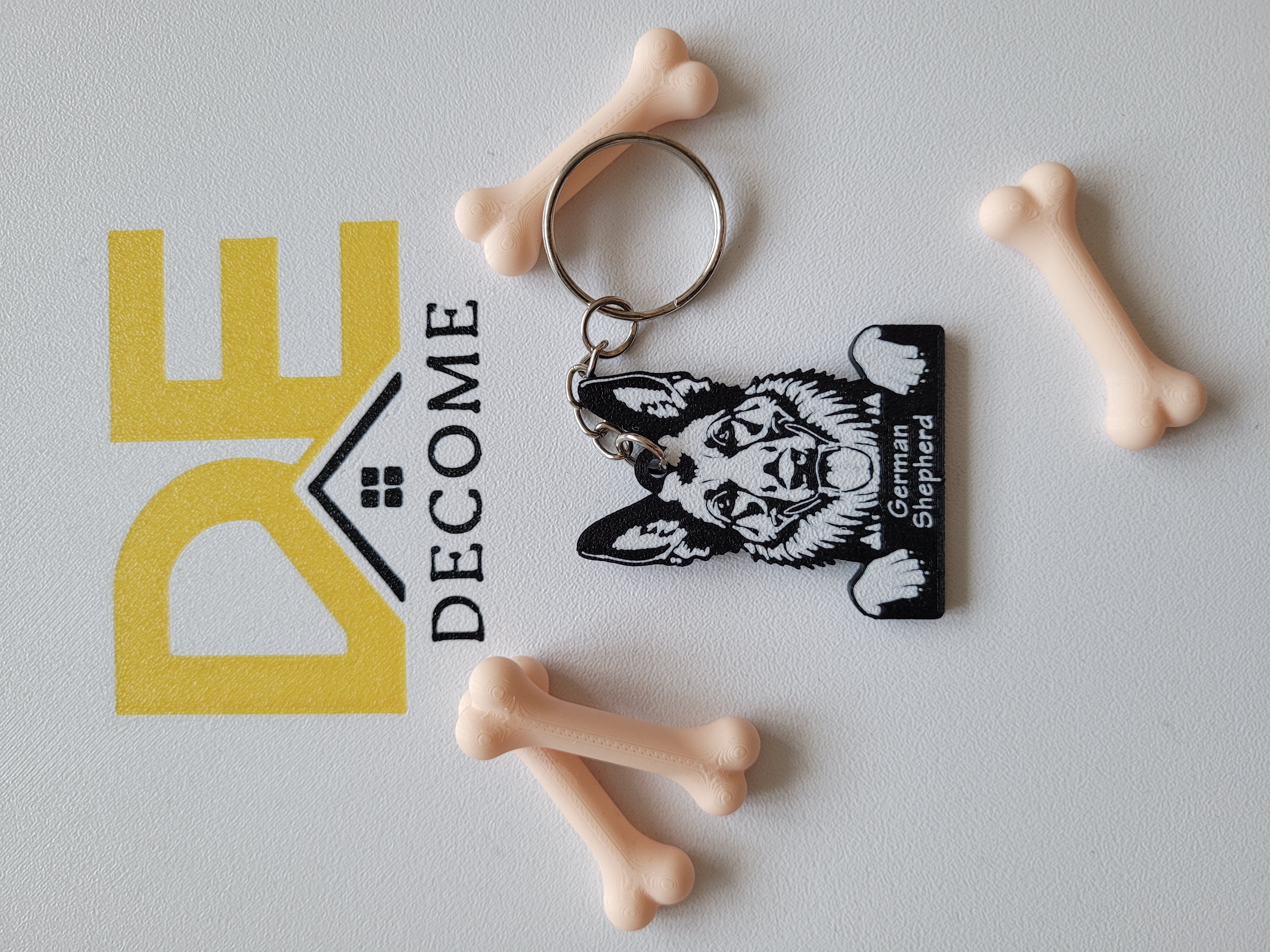German Shepherd Keychain