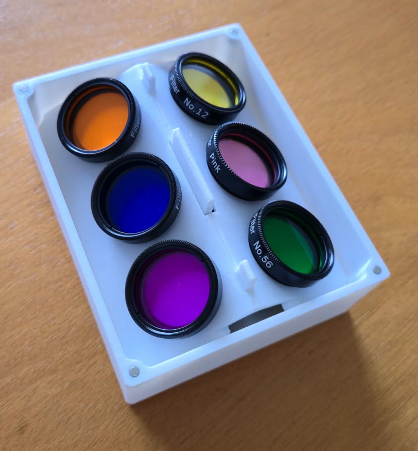 1.25" Telescope Filter Box