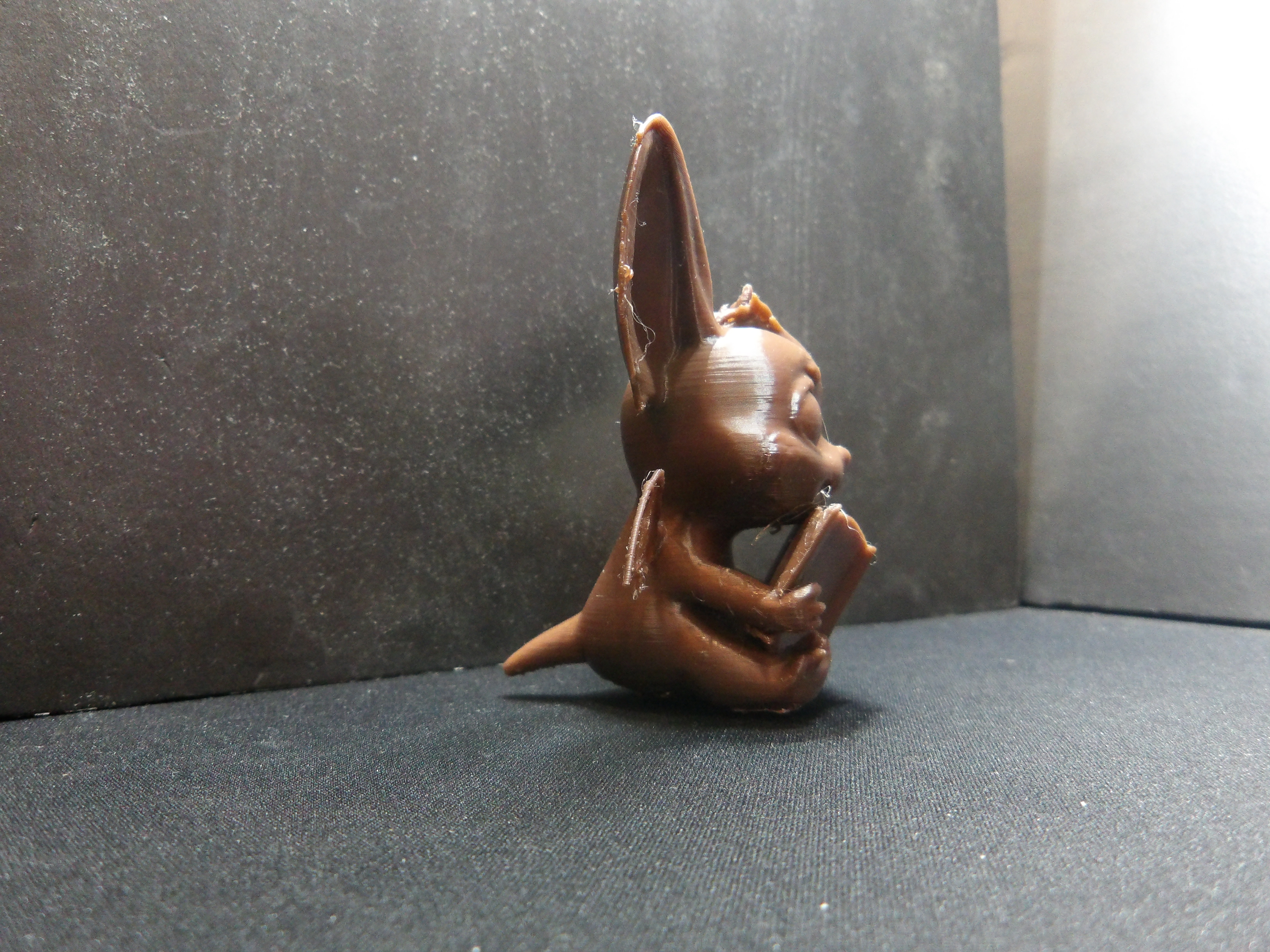 Miniatura 5 do modelo 3D Bat reading a book.