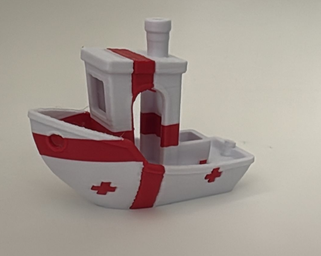 Georgia Flag Benchy 3D model by Mate3D