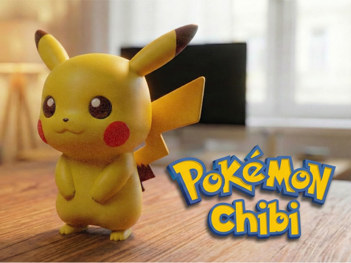 Pikachu Chibi Pokemon 3D model