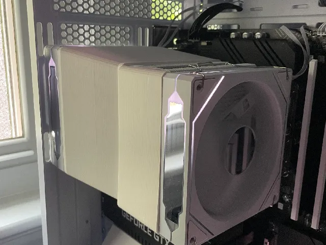 CPU fan duct