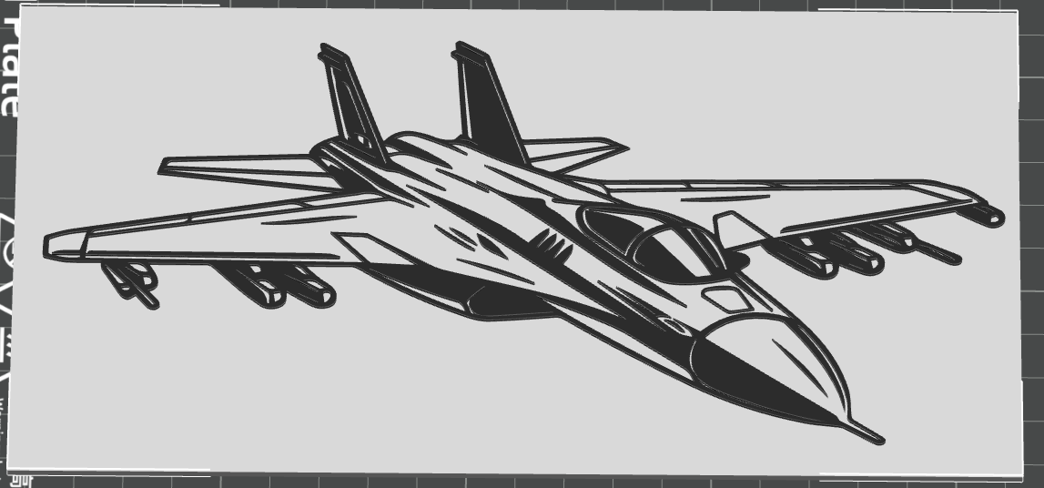 Generic jet 4 wall art