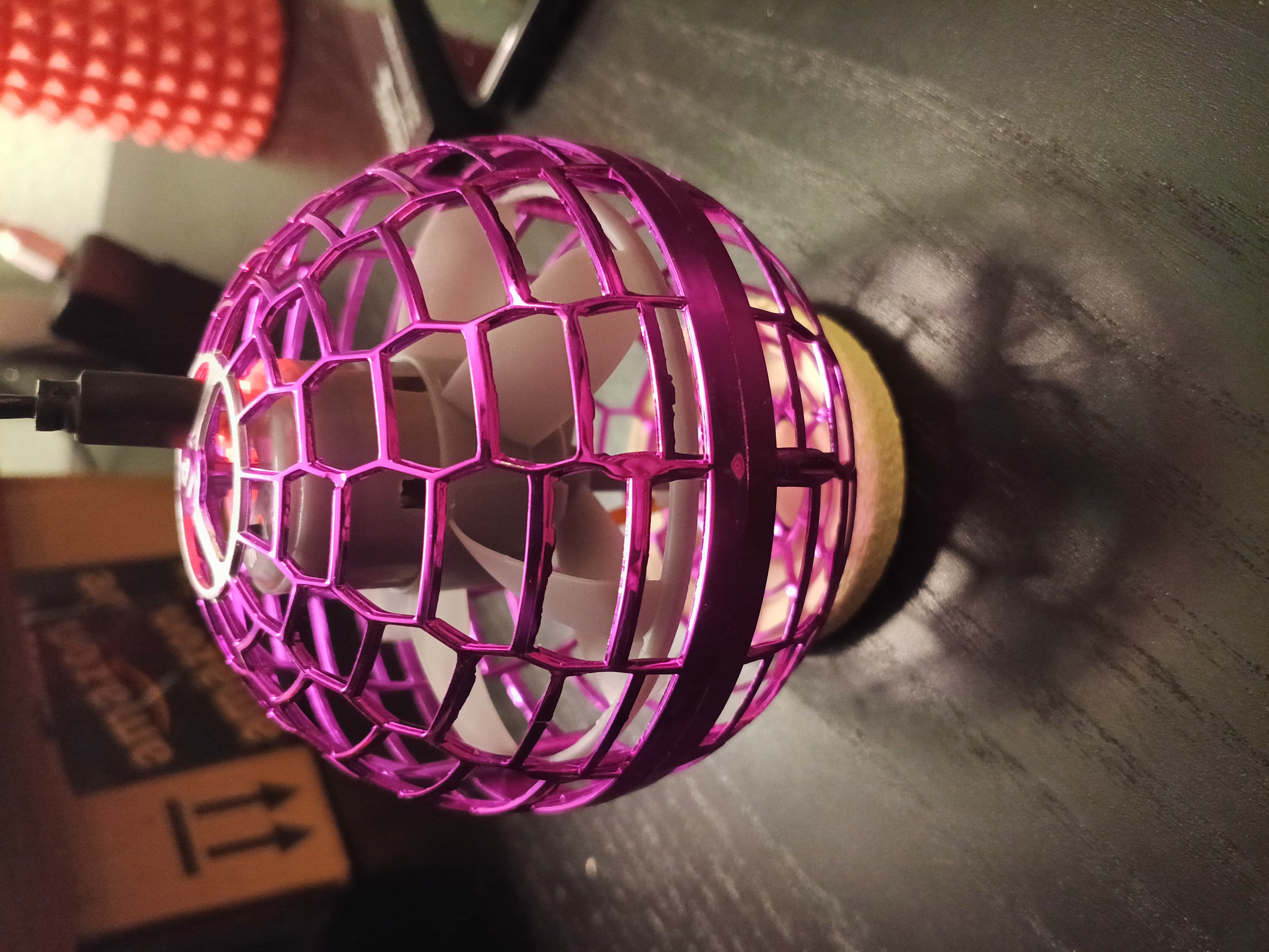 Flying orb/ball stand