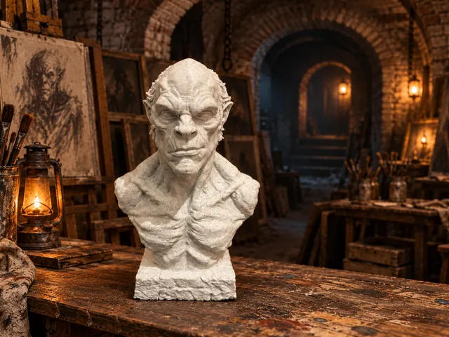The Ghoul — Bust Inspired by H. P. Lovecraft’s Pickman’s Model
