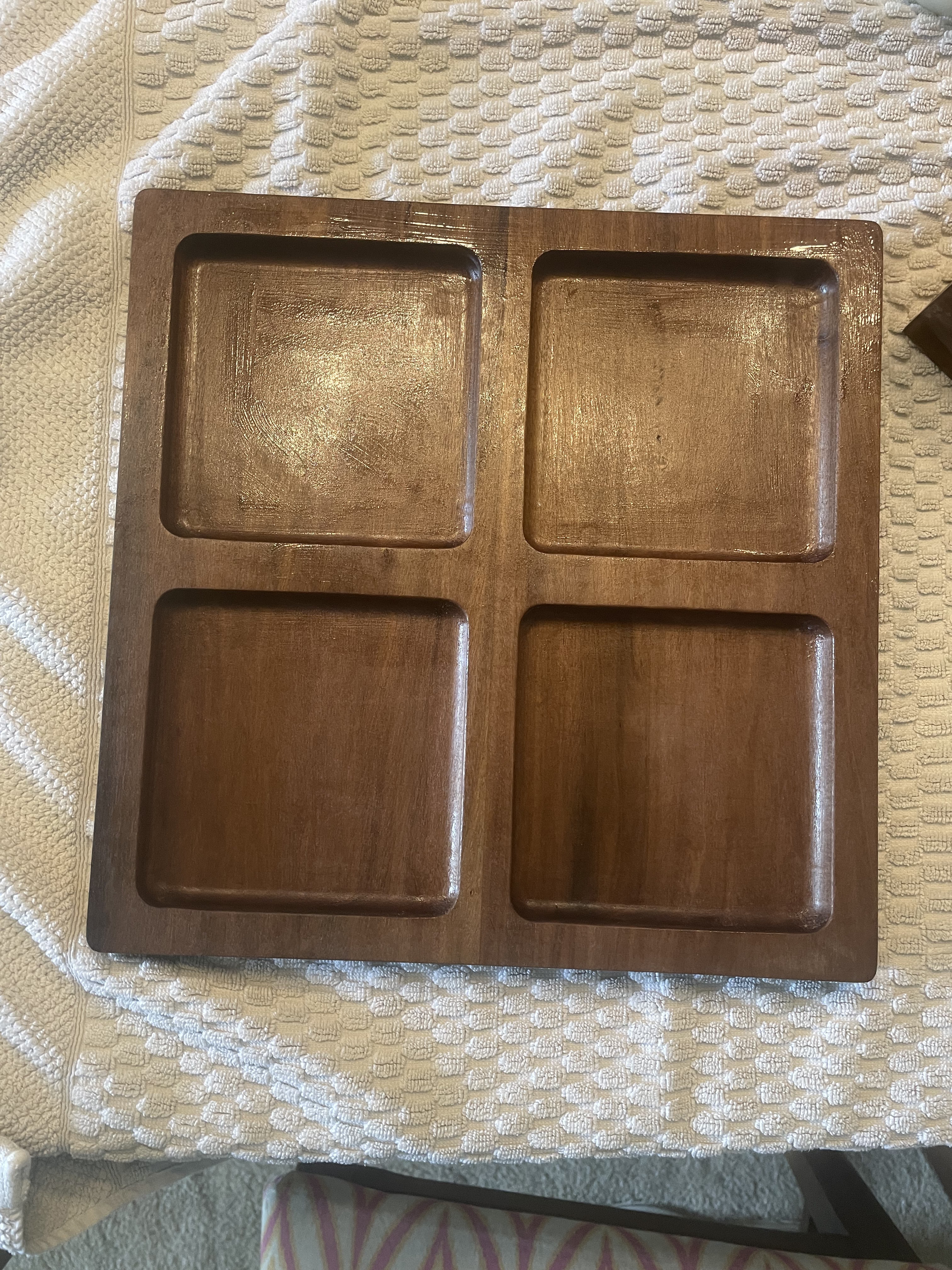 Square Router Tray Template with 4 squares 300mm x 300mm x 6mm