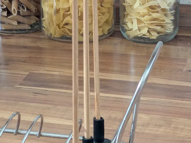 Bottle Rack Add-On for Ikea VÄLVÅRDAD Dish Drying Rack (uses chop sticks)