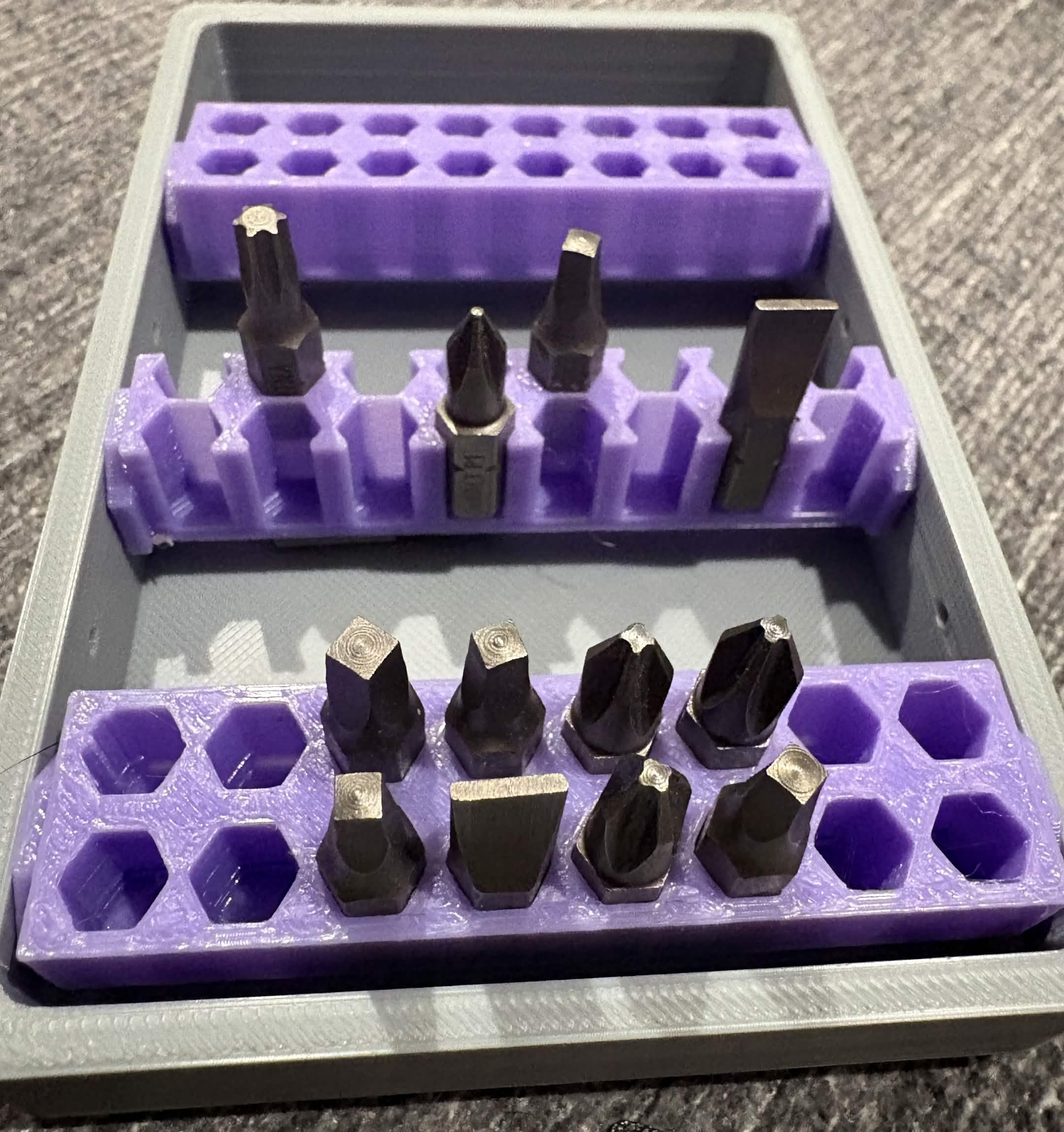 Gridfinity Folding Drill Bit Storage — thumbnail 2