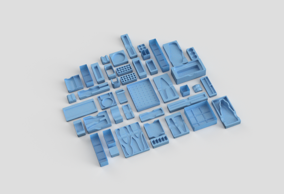 Miniatura 3 do modelo 3D Gridfinity Library