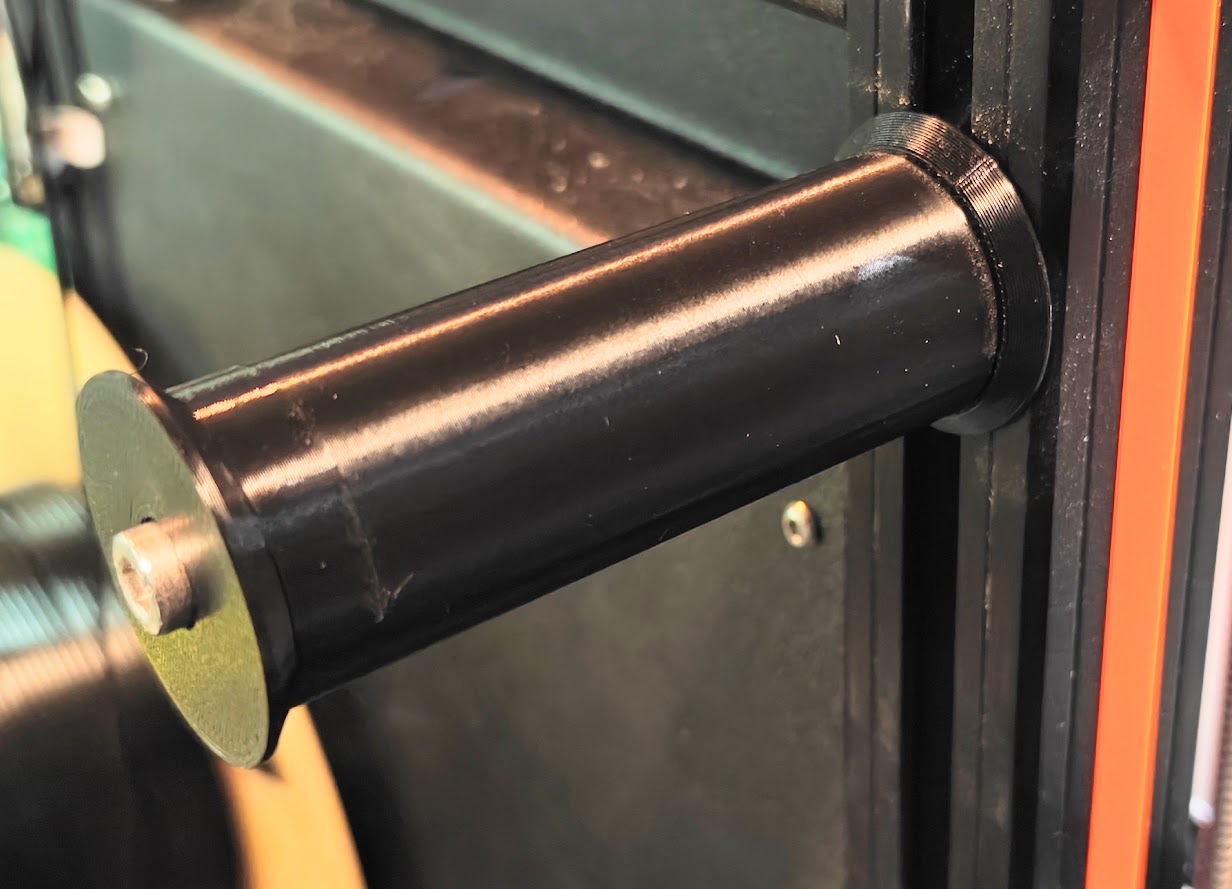 Minimalist Roller Bearing Spool Holder for Prusa XL 3D model