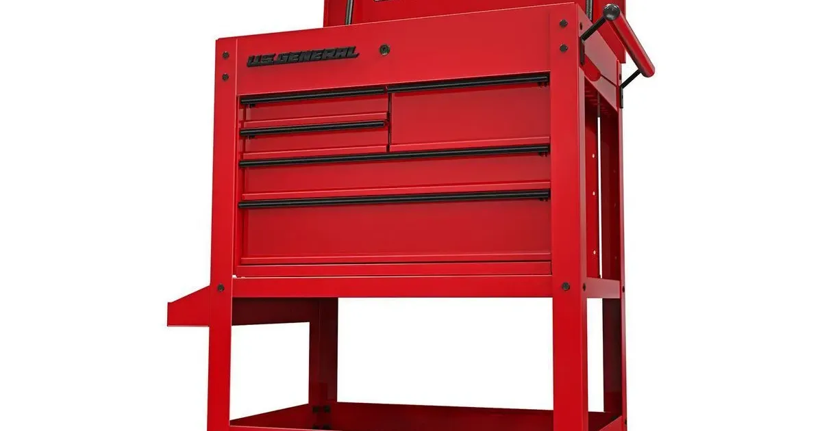 U.S. GENERAL 30ï¼ 5-Drawer Mechanics Cart End Caps