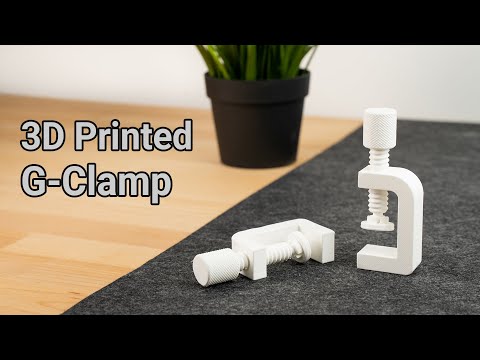 Miniatura 3 do modelo 3D Fully printable G clamp