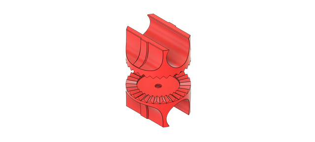 Fiamma Caravan xl Pro serrated hinge, preview image from the creator on Printables