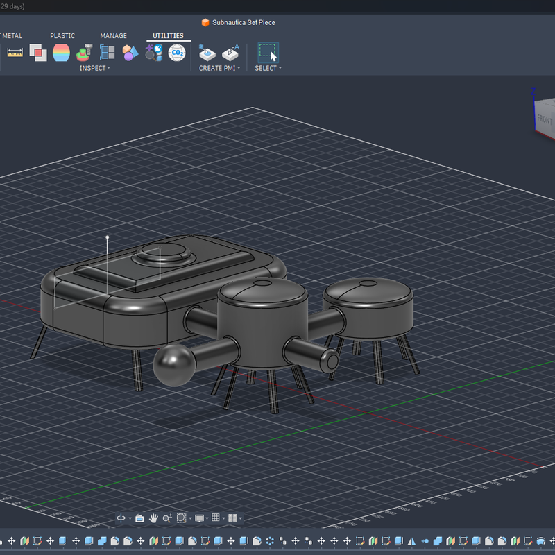 Subnautica Base Setpiece for Aquarium by David Ham | Download free STL ...