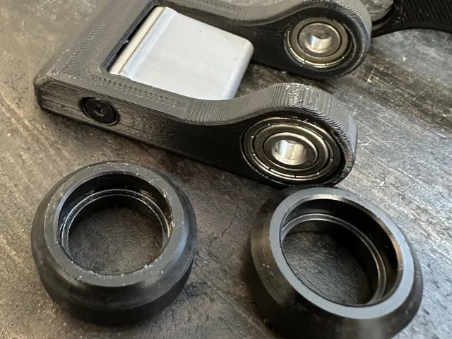 Ender 3 NG v1.2 Enclosure Hinges with POM wheel bearings