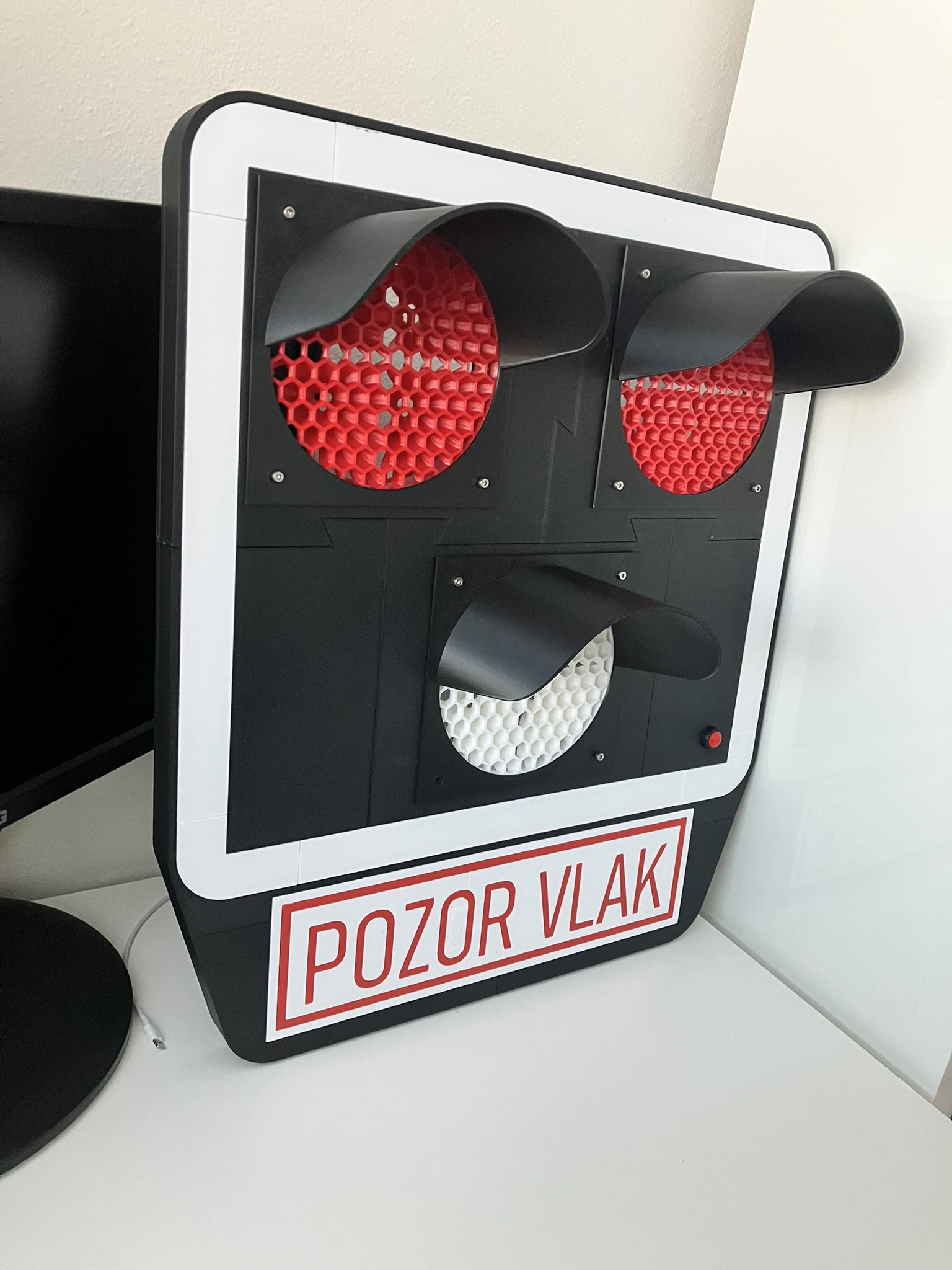 Czech Railway Crossing Warning Signal (52 cm)