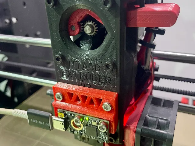 Mount for BTT ADXL345 / S2DW for HTA 3DSteel Extruder