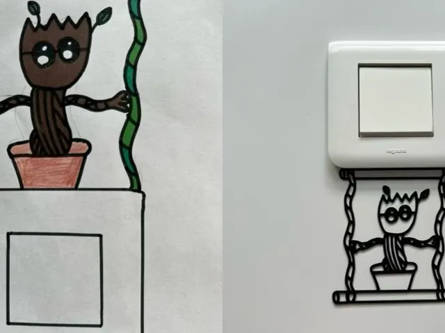 Wall Light Switch Decoration #11