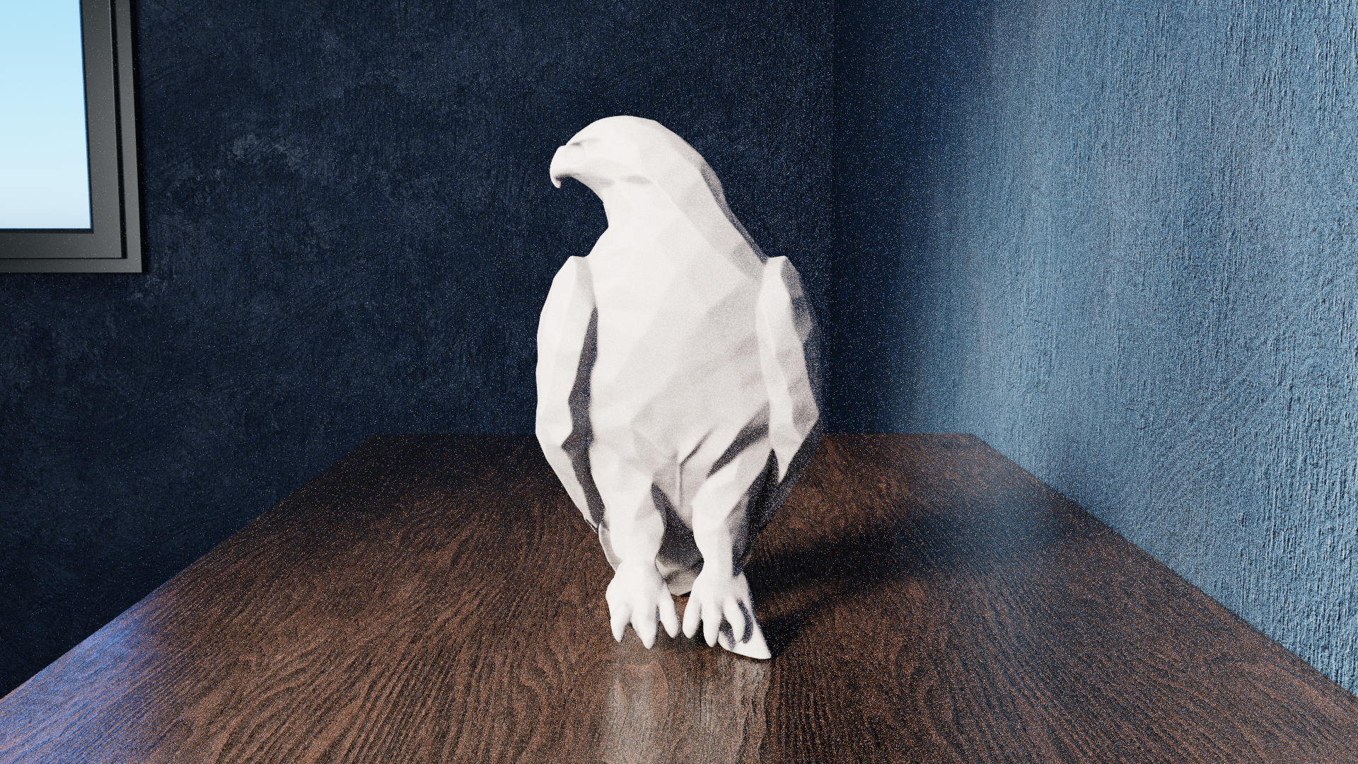 Miniatura 2 do modelo 3D Low Poly Eagle