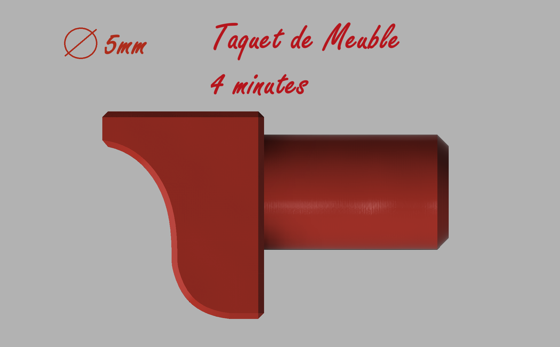 Taquet de meuble en 4 minutes !!!
