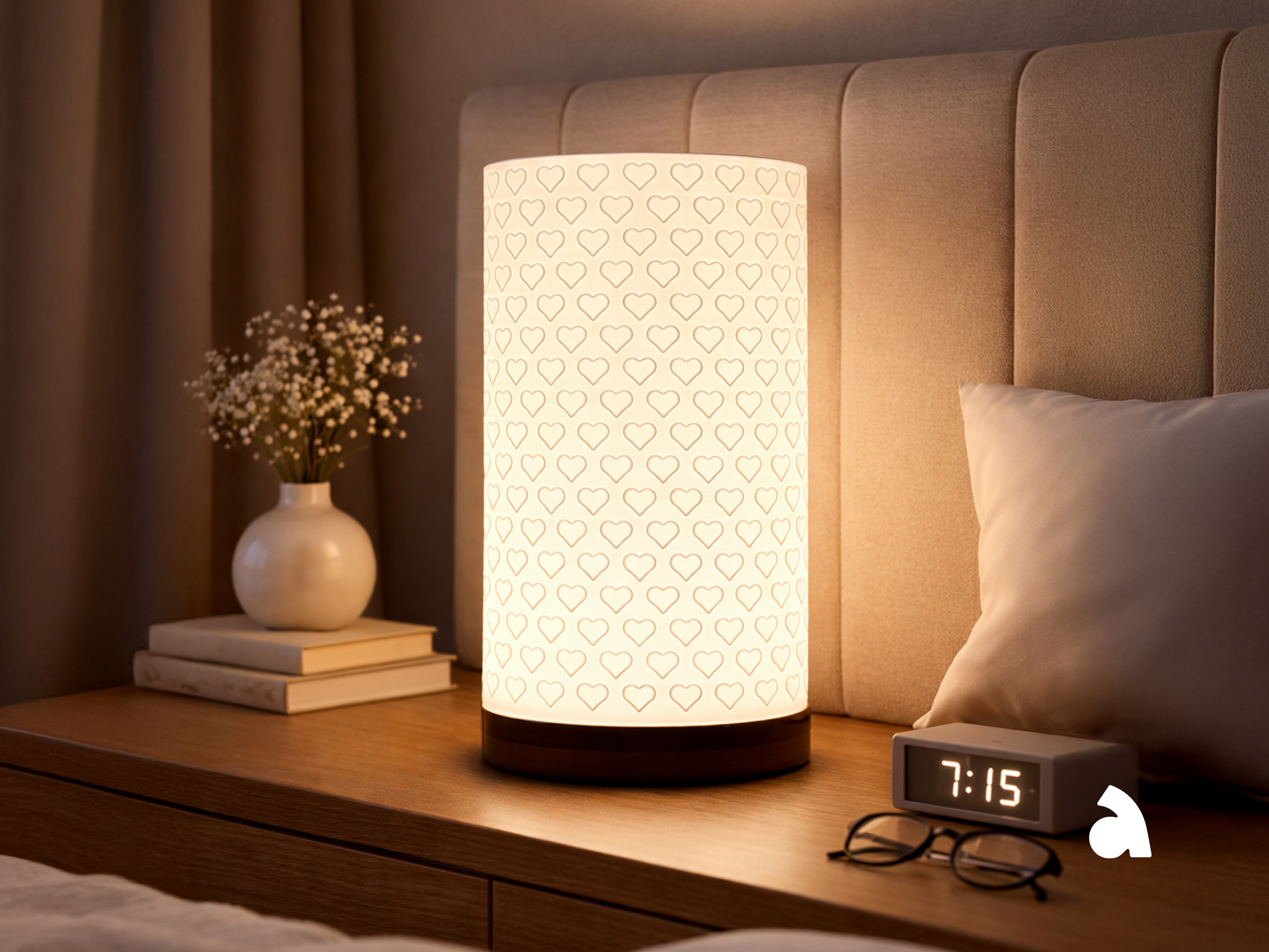 Heart Pattern Table Lamp — thumbnail 10