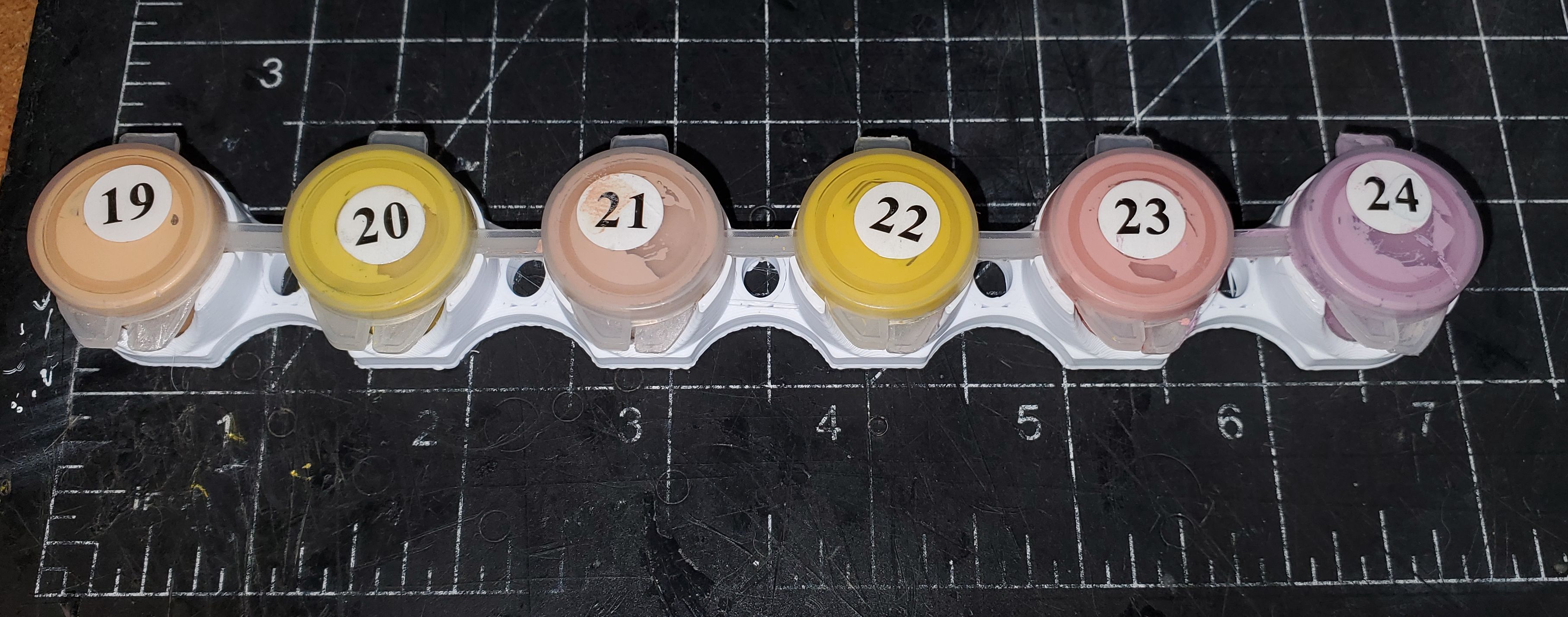 Paint By Number Paint Pot Holder