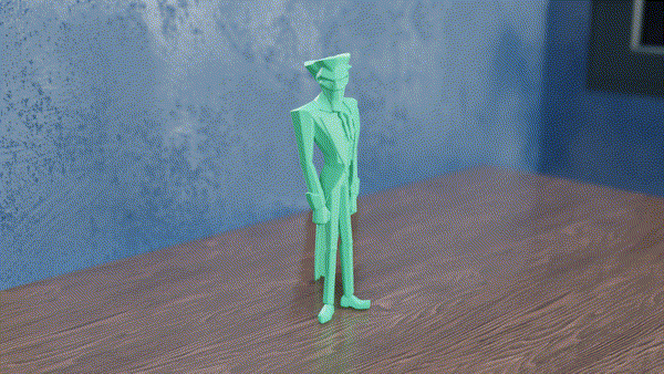 Low Poly Joker — miniatura 3