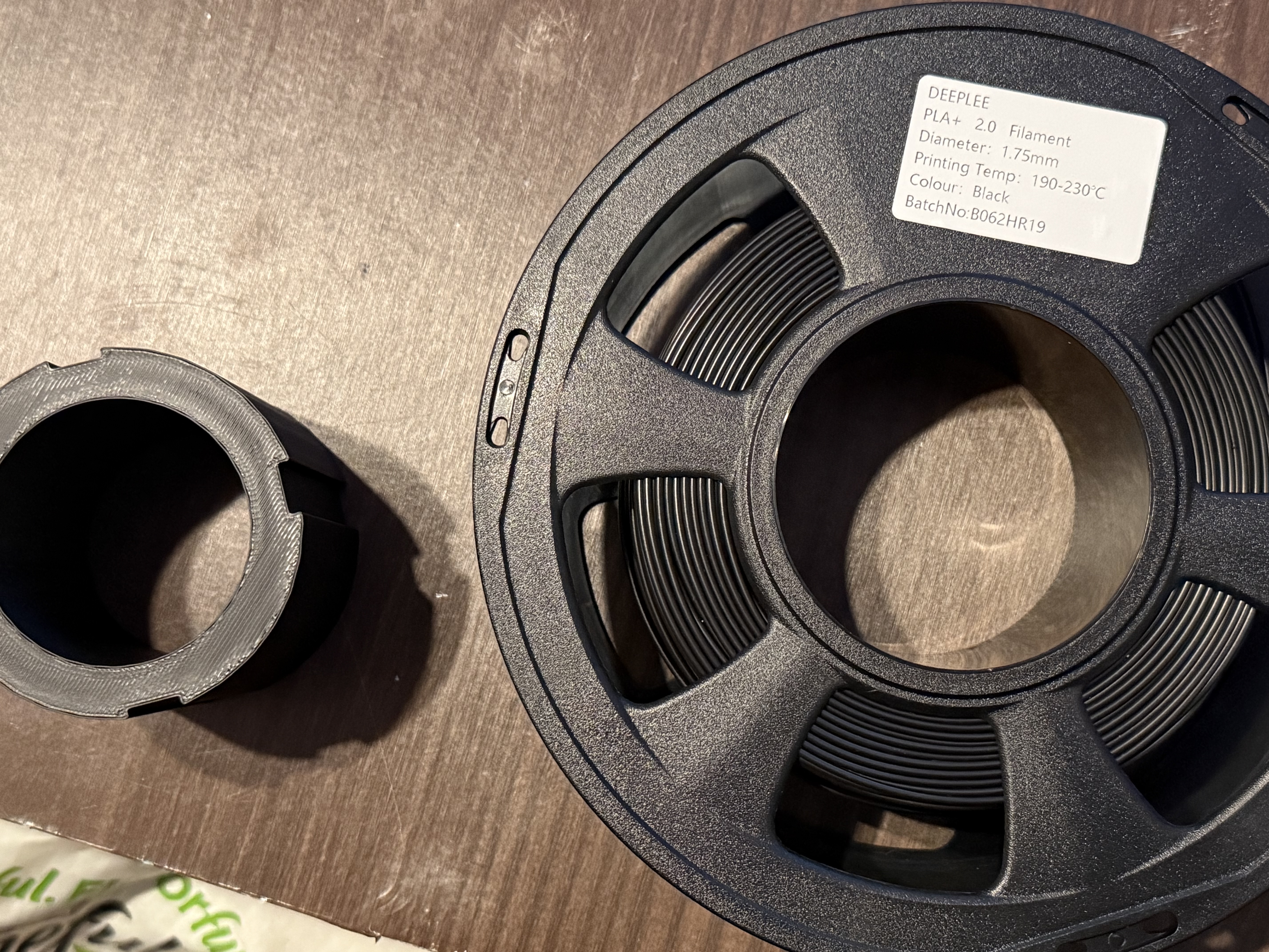 Filament Spool Adapter for Large Rolls