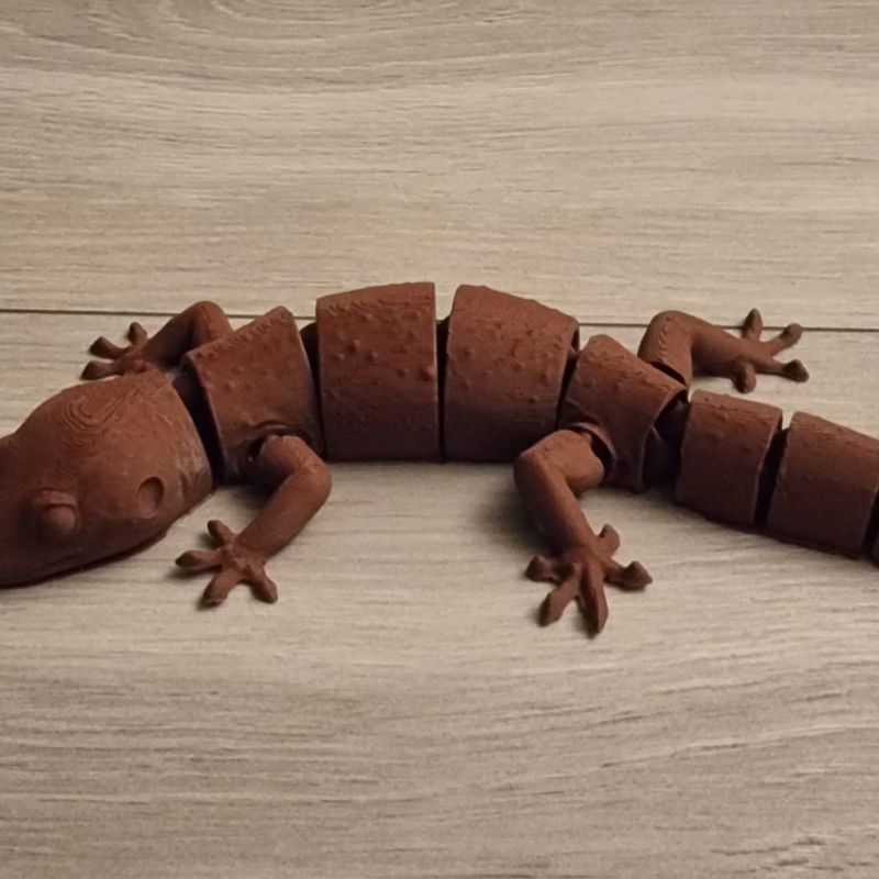 Gecko print-in-place flexi articulated by 3D MAGIC | Download free STL ...