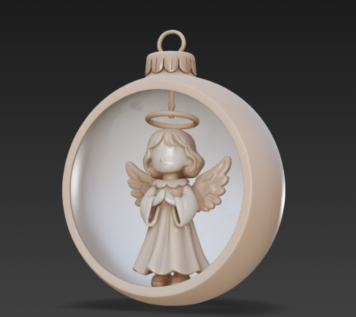 Christmas Balls Angel