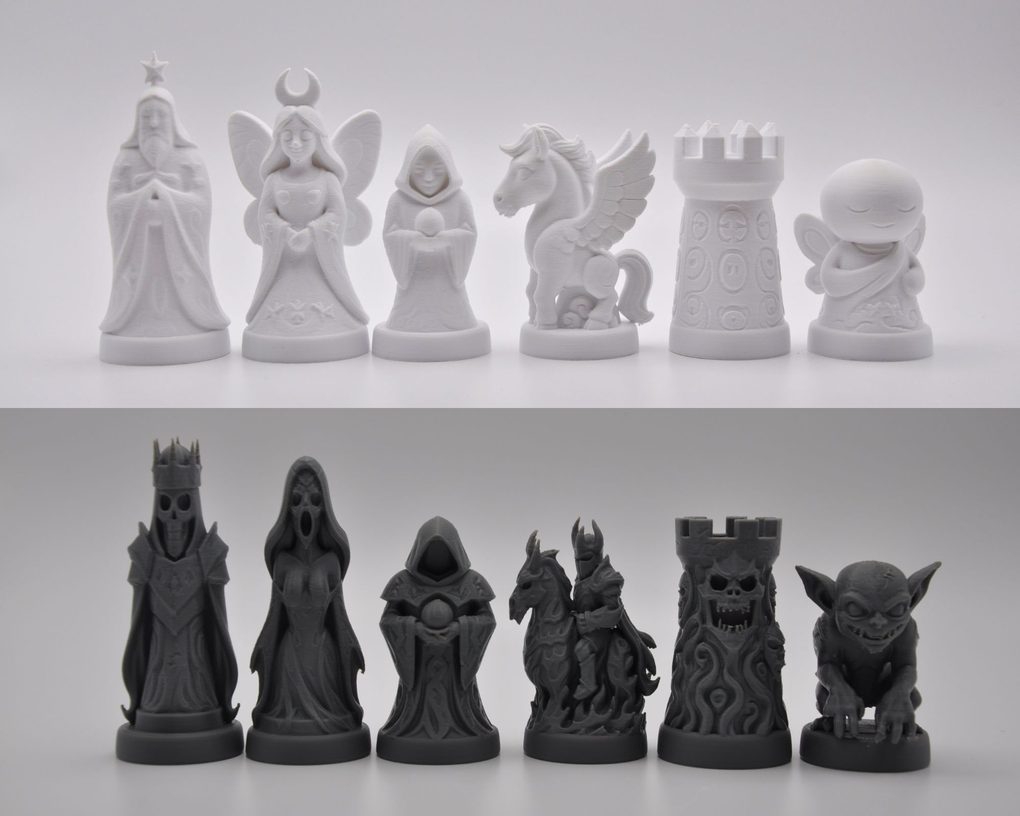 Dream v Nightmare Chess Set