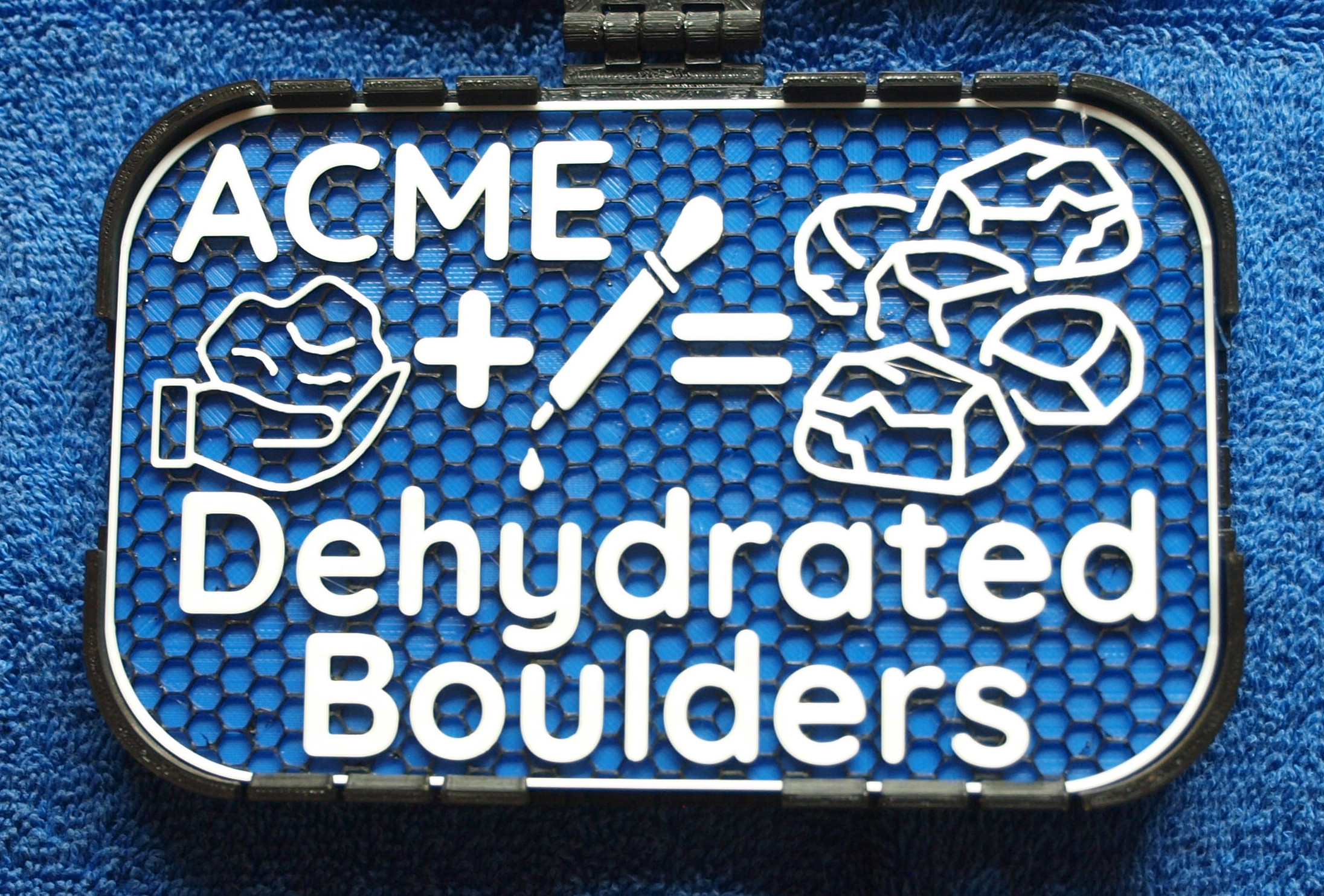 ACME Dehydrated Boulders sign