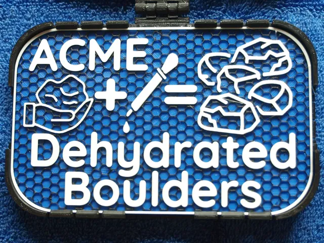 ACME Dehydrated Boulders sign
