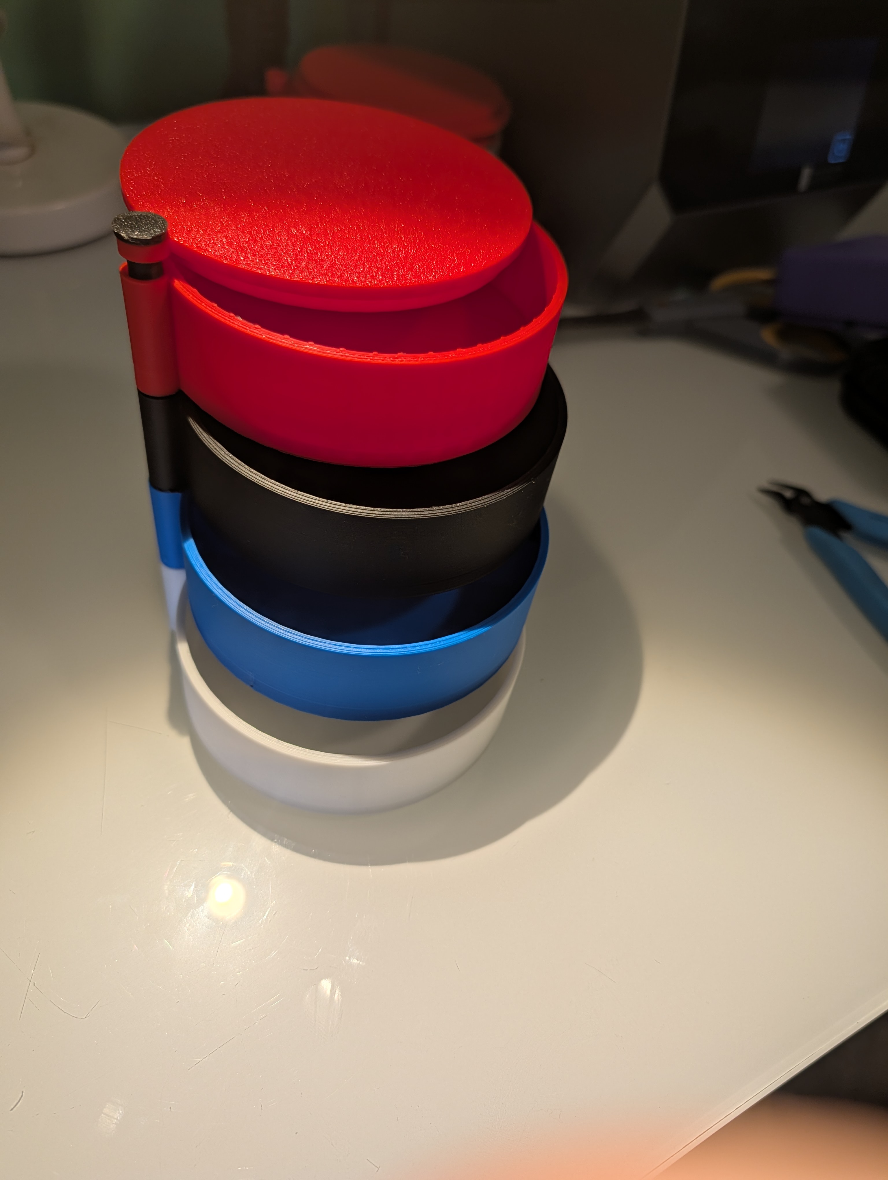 Stacked storage