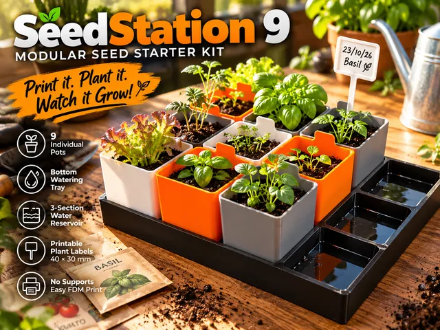 Seedling Box - Seed Station for 9