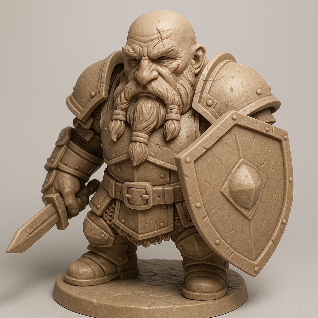 Battle-Scarred Dwarf Knight
