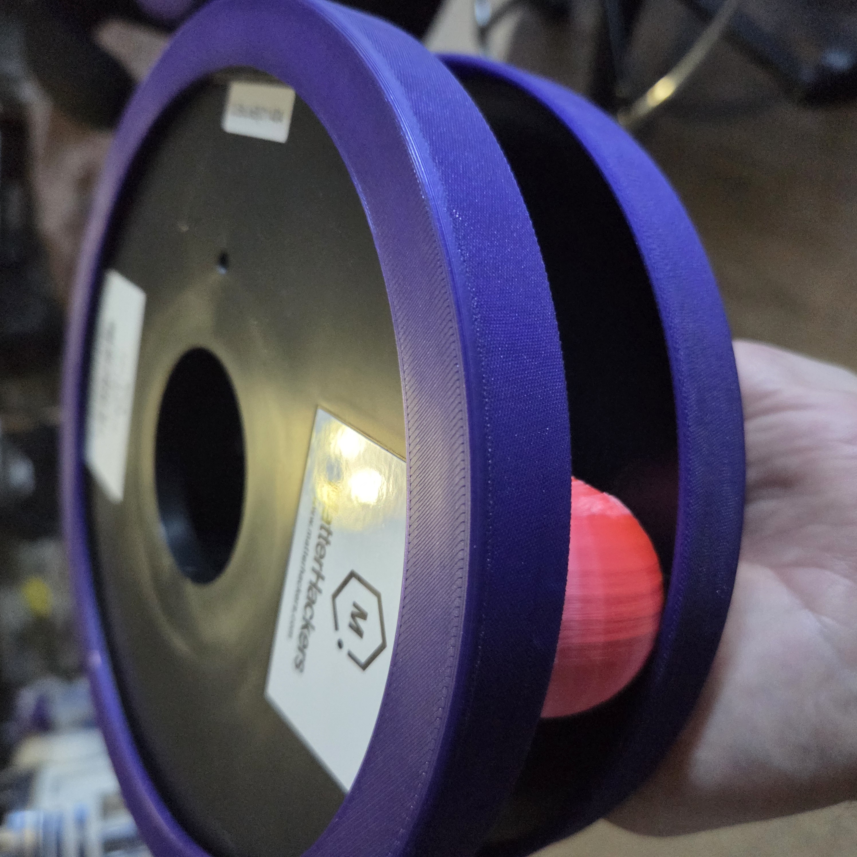 Cat Toy - Upcycled filament spool