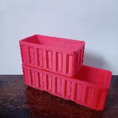 Tough gridfinity bins