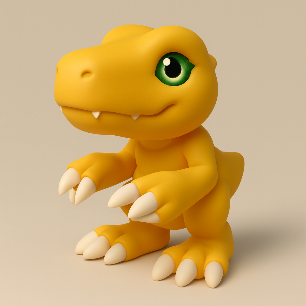 Agumon Digimon Creature Model