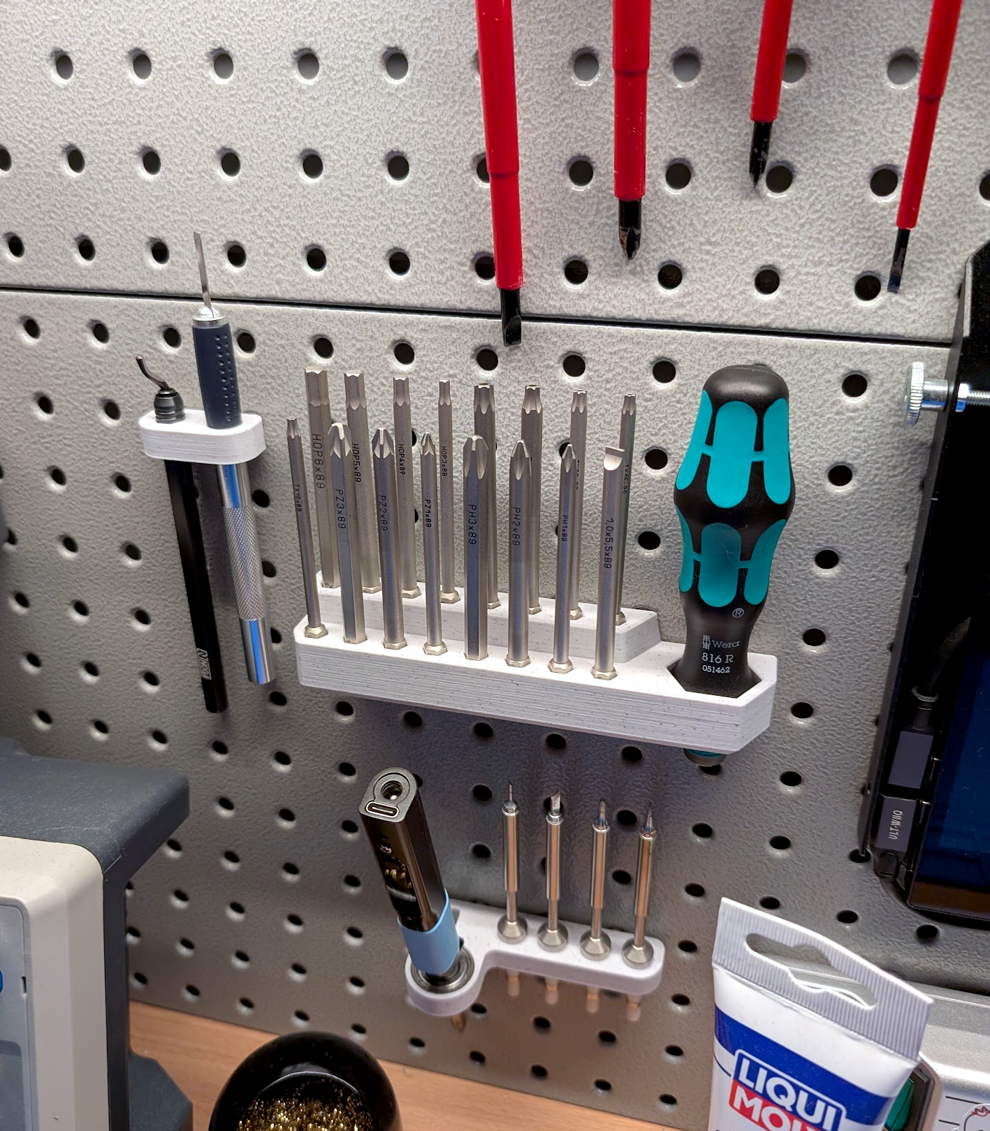 Wera Kraftform Kompakt 60 Pegboard Holder
